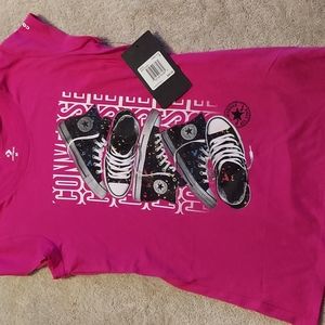 NWT Girl Converse Tshirt